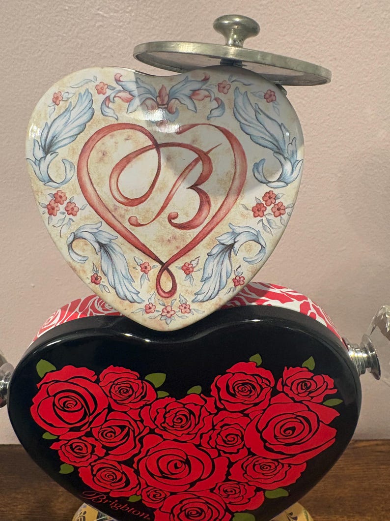 Valentine Handmade, Vintage Robot-like Figurine, Brighton Tins bild 1