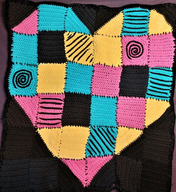 Patchwork heart granny square hotsell