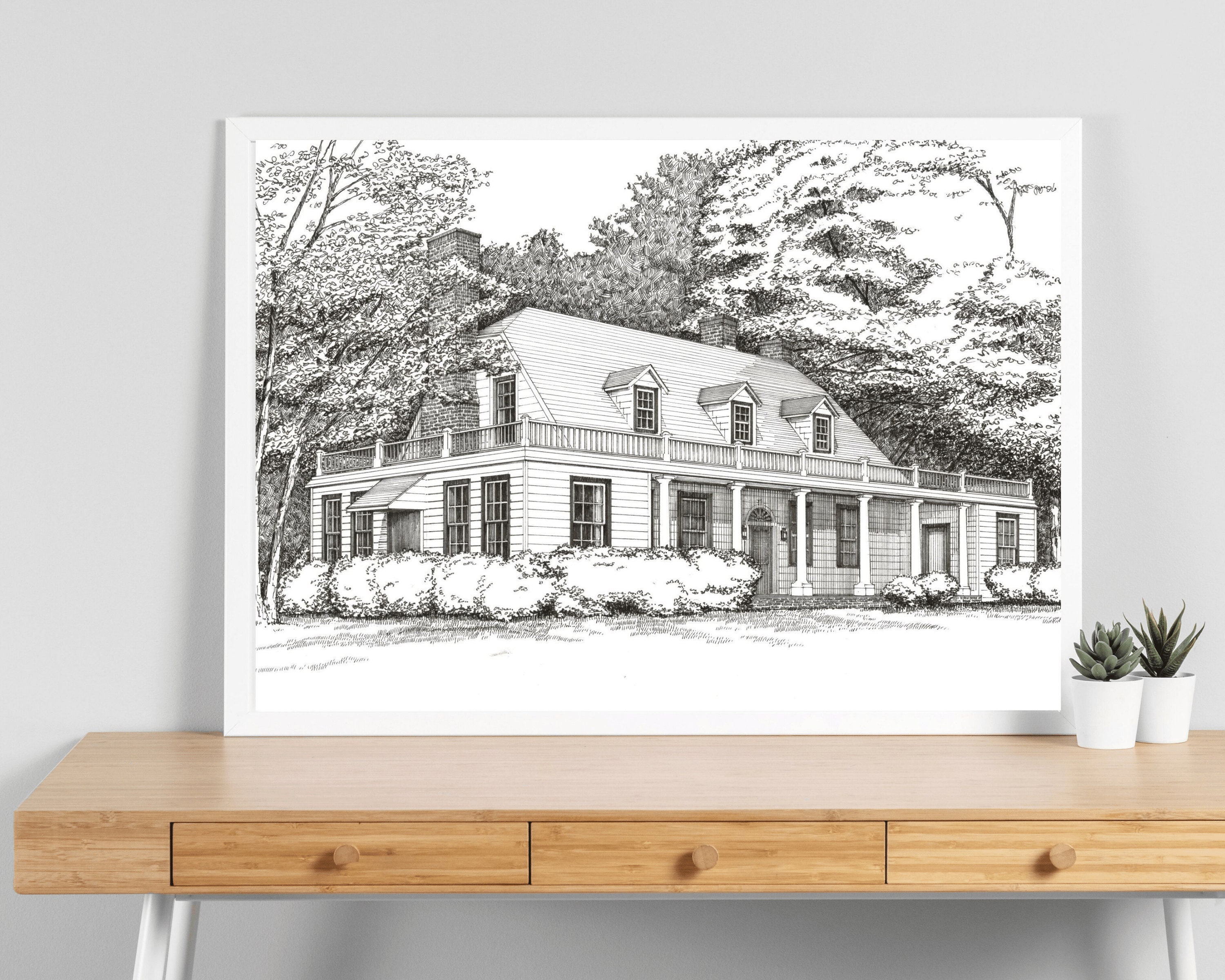 Lodge Wall Art Print Unframed Horizontal Rustic Wall Decor Print Cabin ...