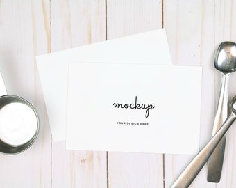 Download Recipe Card Mockup Etsy