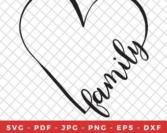 Free Free 347 Family Heart Svg SVG PNG EPS DXF File