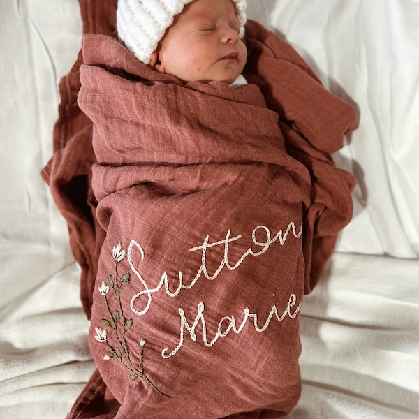 Embroidered Muslin Etsy