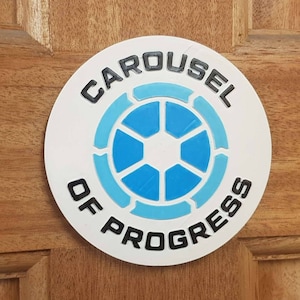 Disney Inspiré Carrousel of Progress Signs Scale Model Replica