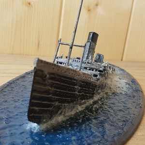 Raise the Titanic Inspired Titanic Diorama Scale Model Replica