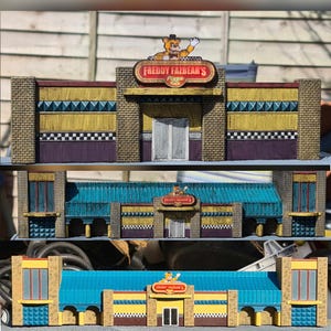 90s Pizza Restaurant Scale Model Diorama