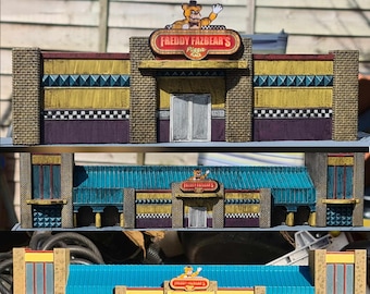 90s Pizza Restaurant Scale Model Diorama