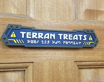 Terran Treats Inspired Sign Replica