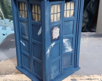 War Doctors Tardis Police box Inspired Exterior 5inch range scale (1/13) Doctor Who