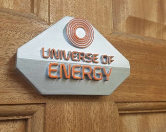 Walt Disney World Universe of Energy EPCOT Inspired Sign Scale Replica