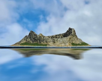 Vulcania Island Scale Model Replica