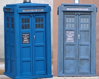 2nd & 3rd Police box Inspired Exterior 5inch range scale (1/13)