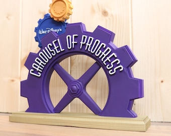 ウォルト ディズニー ワールドにインスパイアされたカルーセル オブ プログレス サイン スケール モデル レプリカ