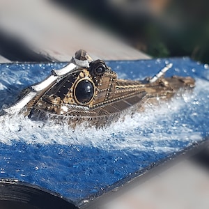20000 leagues under the sea Nautilus inspired Submarine Diorama
