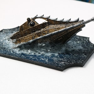 Final Moments of the Nautilus 20000 leagues under the sea inspired Submarine Diorama