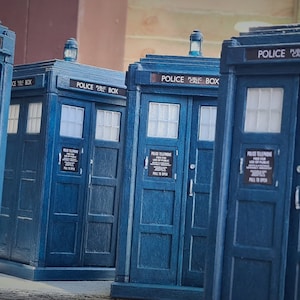 13th & 14th Police box Inspired Exterior 5inch range scale (1/13)