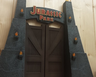 Jurassic Inspired Gate Scale Model Replica