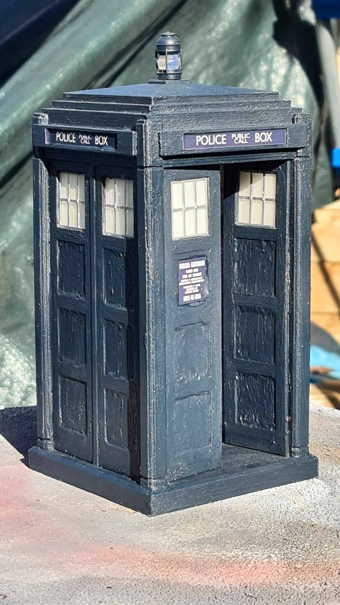 13th & 14th Police Box Inspired Exterior 5inch Range Scale