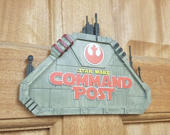 Star Wars Command Post Sign Scale Model Replica