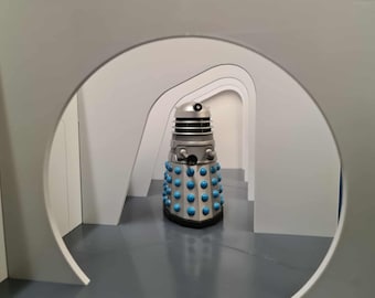 Sci Fi City Corridor Scale Model Diorama 1/13 scale