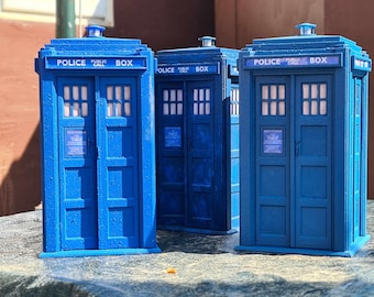 4th, 5th, 6th & 7th Police box Inspired Exterior 5inch range scale (1/13)