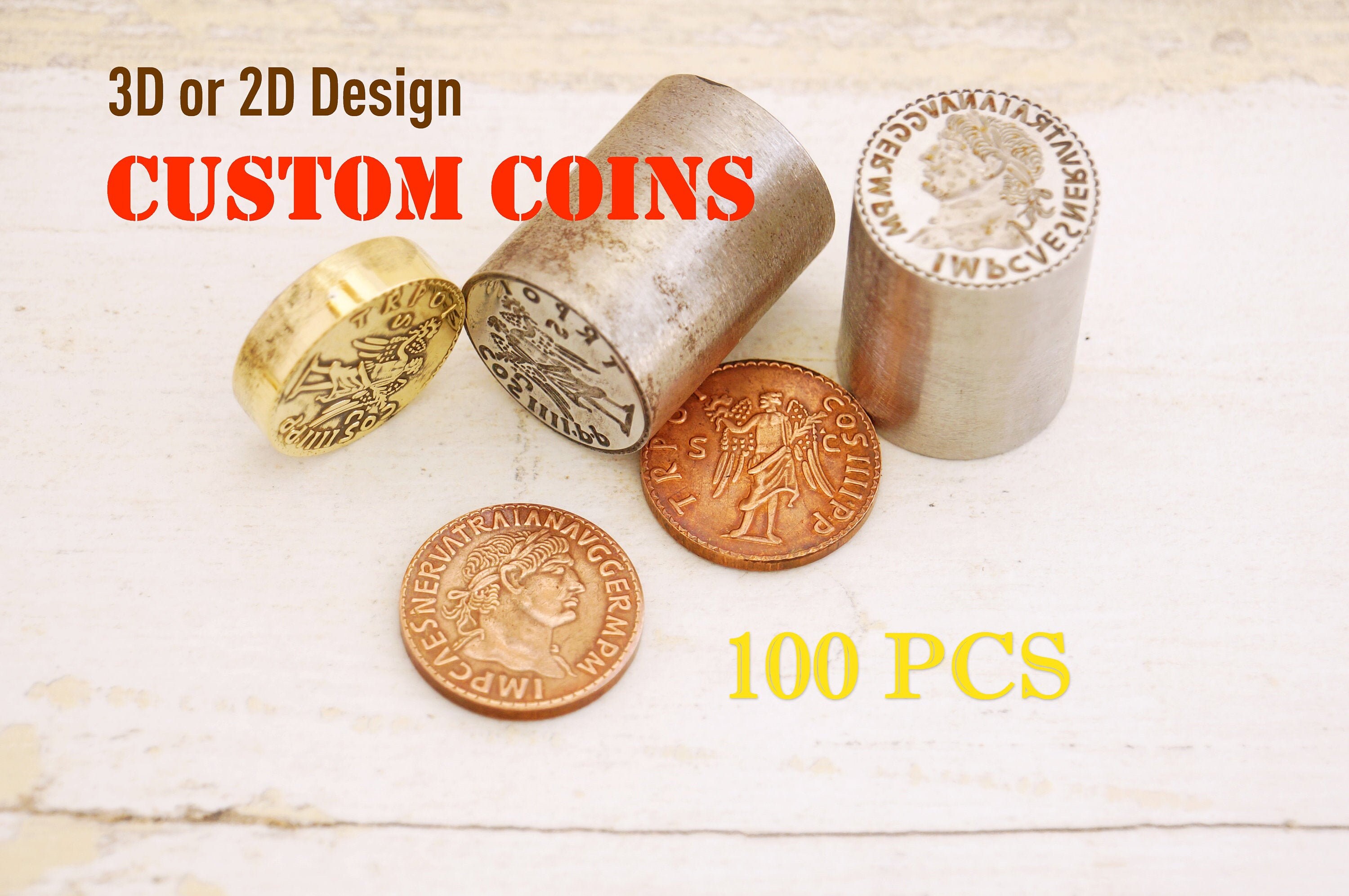 Custom Coins Personalized Wedding Coinscustom Coins Etsy UK
