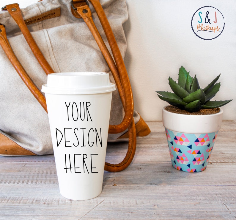 Download Coffee tumbler mockup Travel cup mockup Mug photo Coffee | Etsy