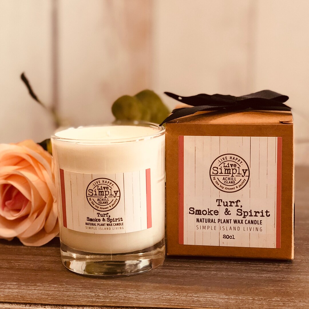 Fireside scented candle Irish turf candle Peat Fragrance Etsy.de