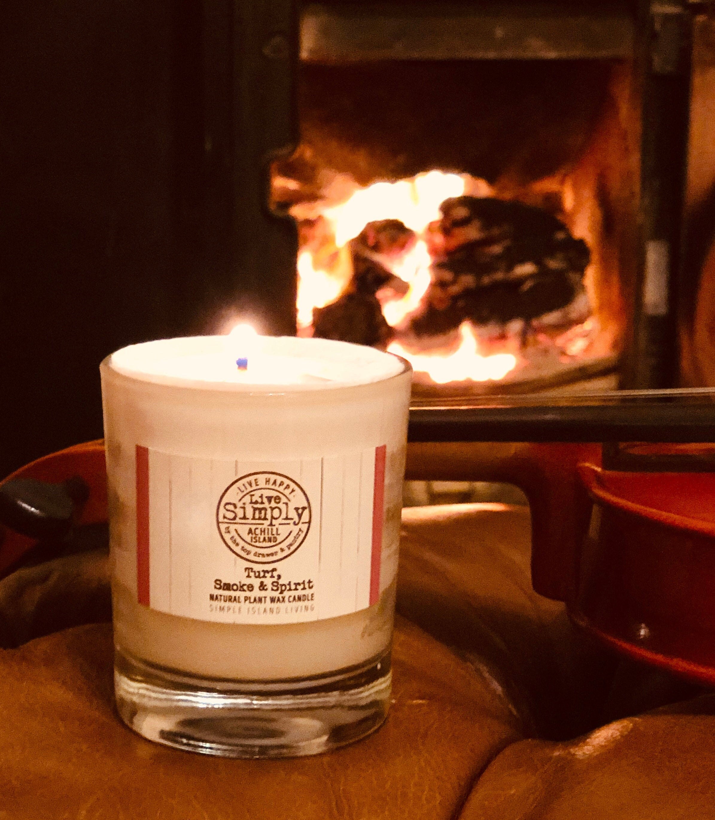 Irish Turf Smoke and Spirit Candle Irish Peat Candle/ Irish Etsy