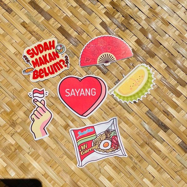 Cute Indonesian Stickers