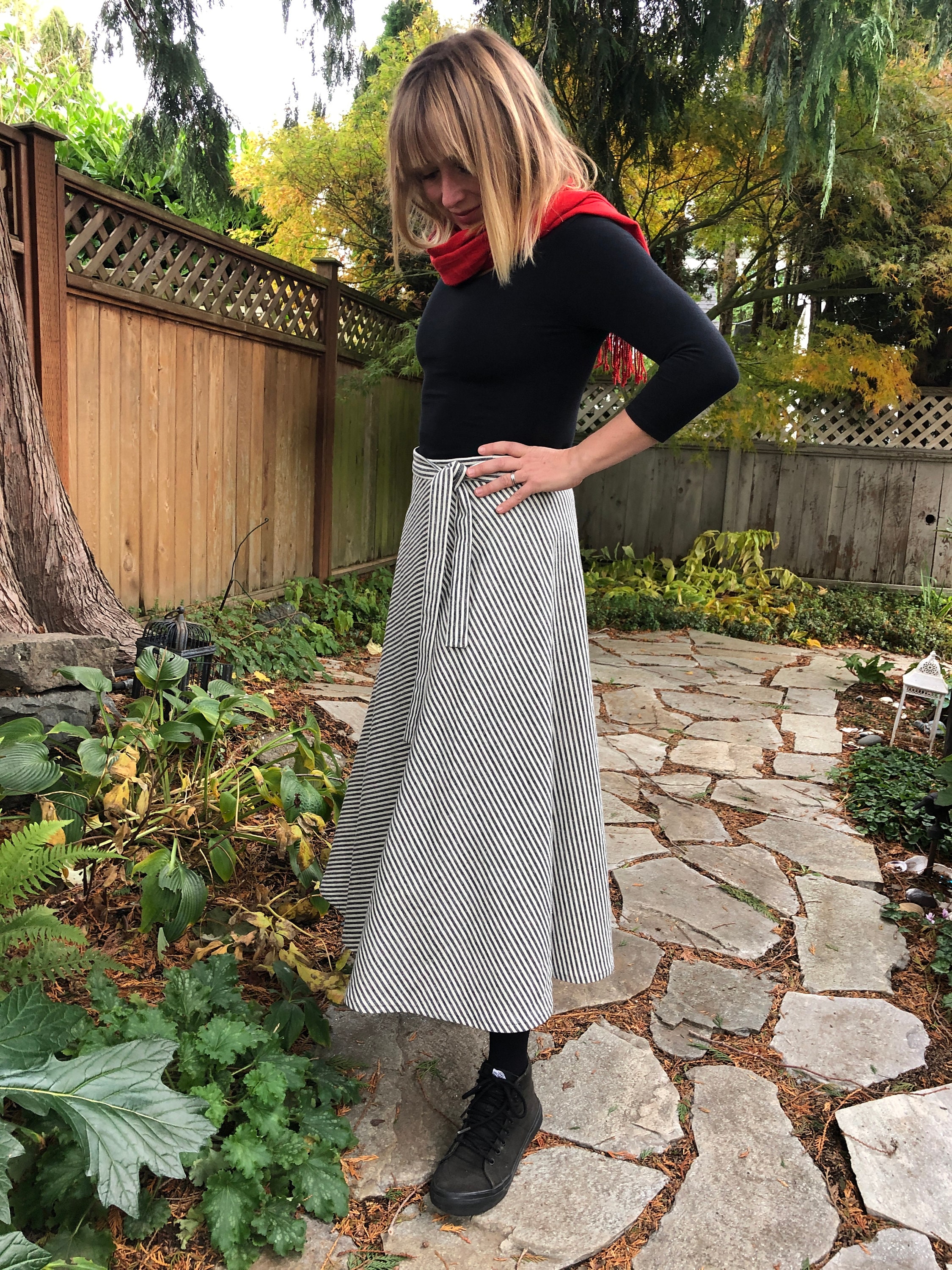 Easy Sewing Pattern for Women's Skirts, Maxi Skirt Pattern, Circle