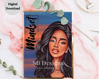 Mindset Is Everything Planner Cover |Printable Planner Cover | Notebook Covers| Journal Cover| Dashboard | PNG File