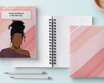 Happiness Planner Cover |Printable Planner Cover | Notebook Covers| Journal Cover| Dashboard | PNG File