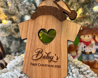 Baby's First Ornament  - 1 of a kind! Personalization offered!