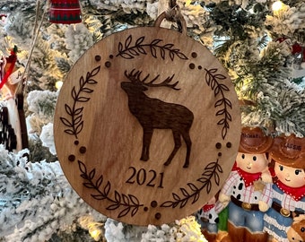 Standing Reindeer Ornament  - Personalize Me!