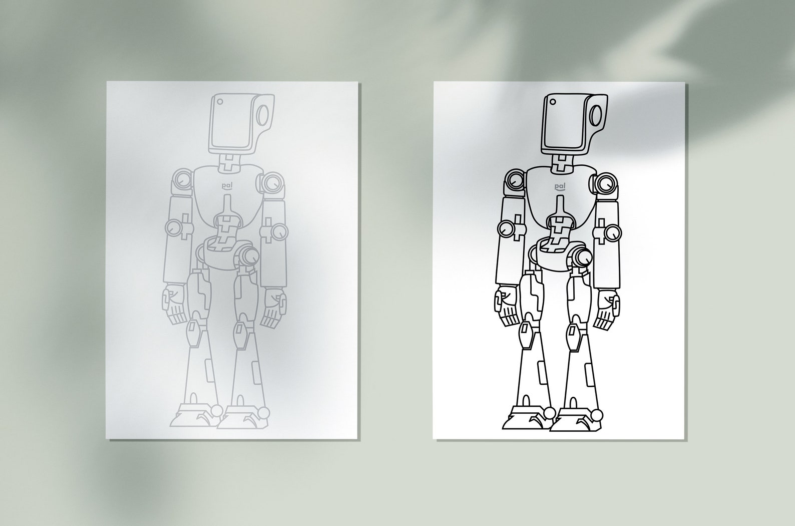 Robot The Mitchells vs. The Machines Coloring In Page | Etsy