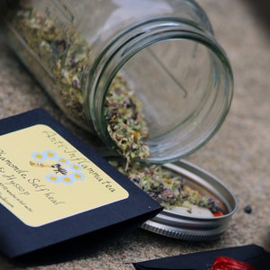 Anti-Inflammatea | Organic Handcrafted Self Heal, Hyssop & Chamomile, Herbal Tea Blend, Immune Support