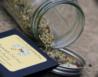 Anti-Inflammatea | Organic Handcrafted Self Heal, Hyssop & Chamomile, Herbal Tea Blend, Immune Support