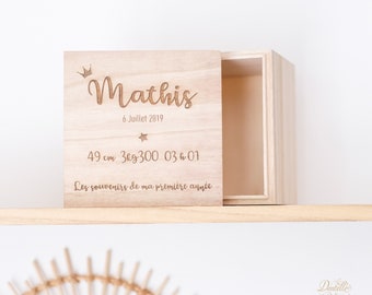 Boite Souvenirs Bebe Naissance Etsy