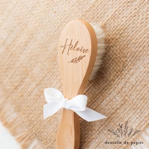 Brosse personnalisée pour nouveau né