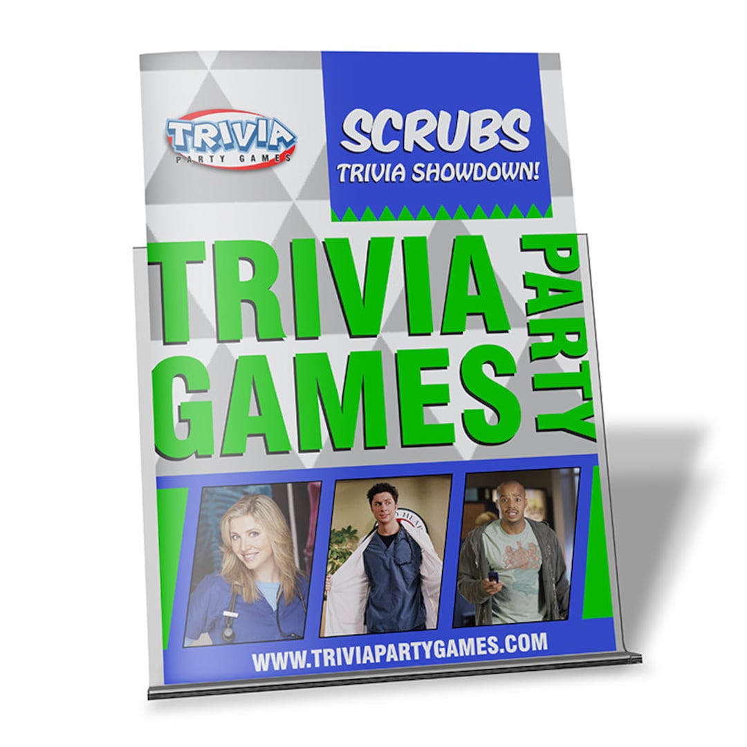 Scrubs Trivia Party Game Etsy