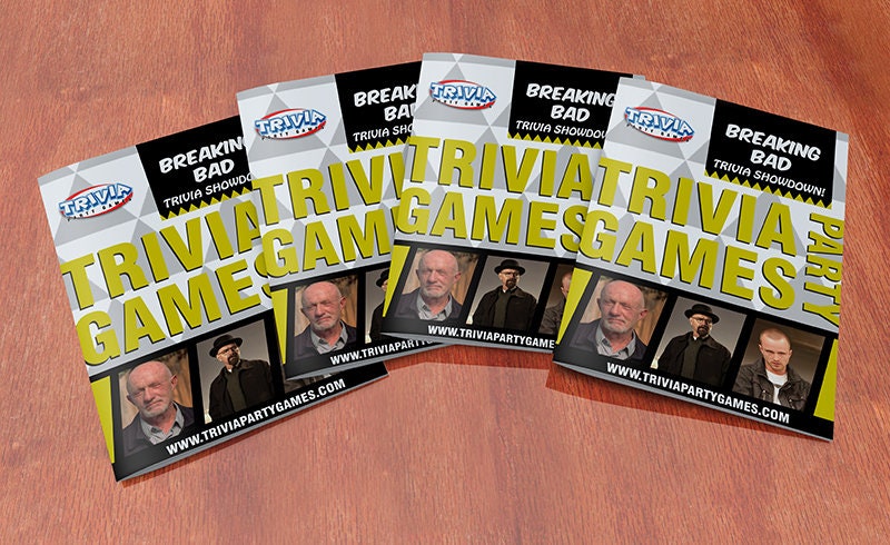 Breaking Bad Trivia Party Game Etsy