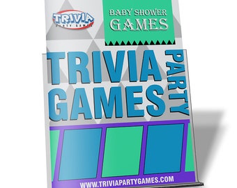 Baby Shower 8 Game Booklet by Trivia Party Games