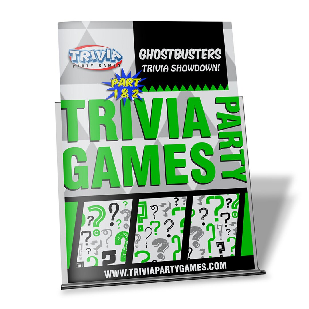 Ghostbusters Part 1 &amp; 2 Trivia Party Game - Etsy