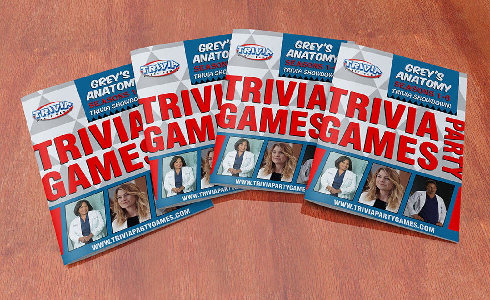 Greys Anatomy Trivia Party Game Seasons 16 Etsy