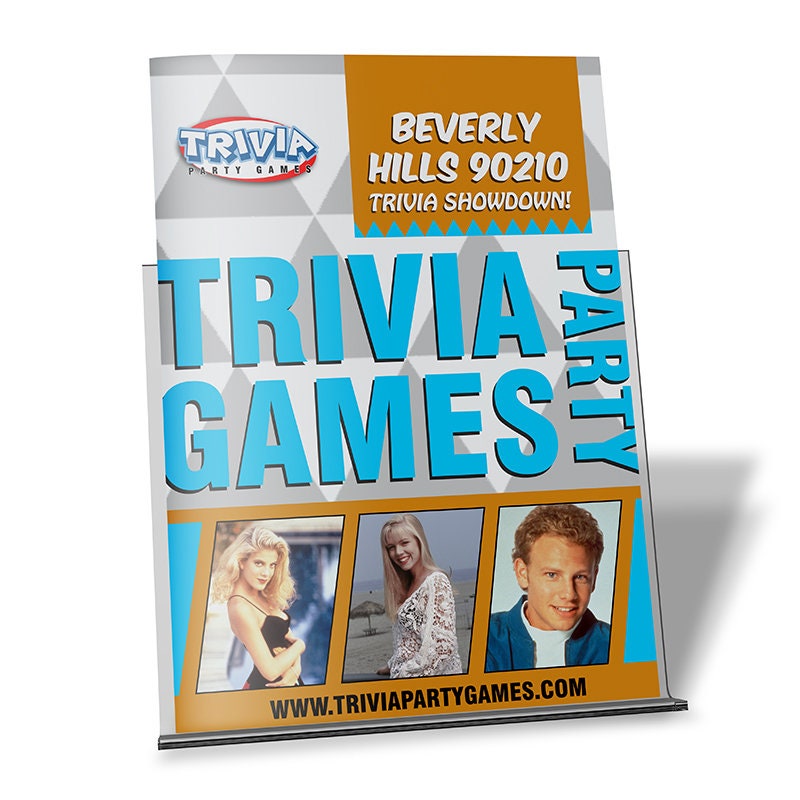 Beverly Hills 90210 Trivia Party Game - Etsy