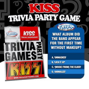 KISS Music Trivia Party Game