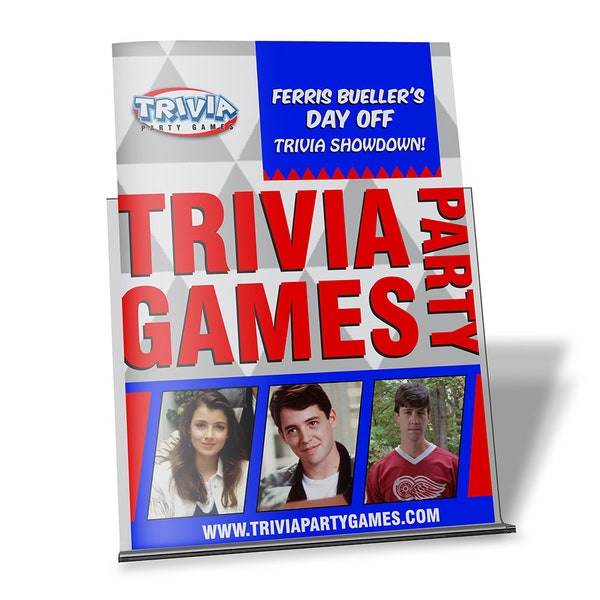 Ferris Bueller's Day Off Trivia Party Game