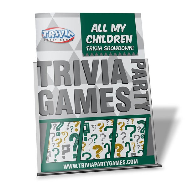 All My Children Trivia Party Game
