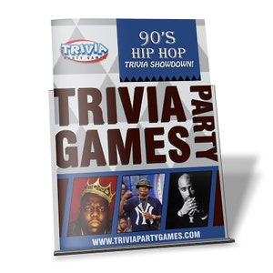 90s Hip Hop Trivia Party Game