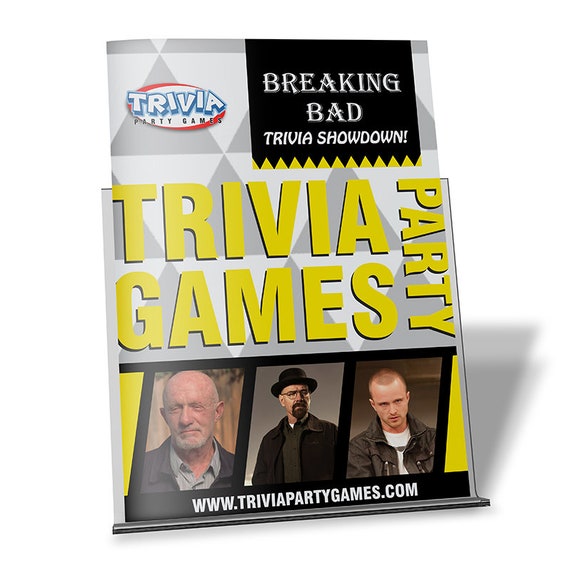 Breaking Bad Trivia Party Game Etsy